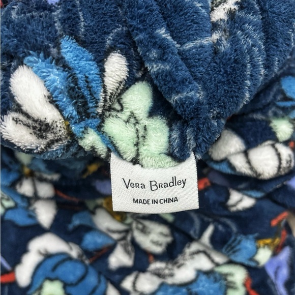 Vera Bradley Blue and White Floral Plush Fabric
Travel Blanket - Picture 4 of 5